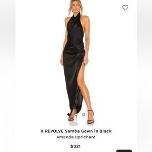 X REVOLVE Samba Gown in Black